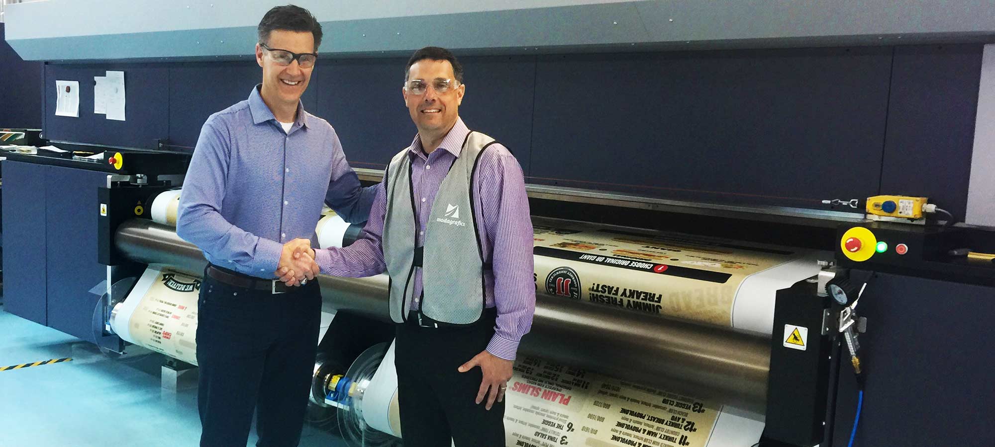 Durst-Modagrafics Partnership is a two-way street
